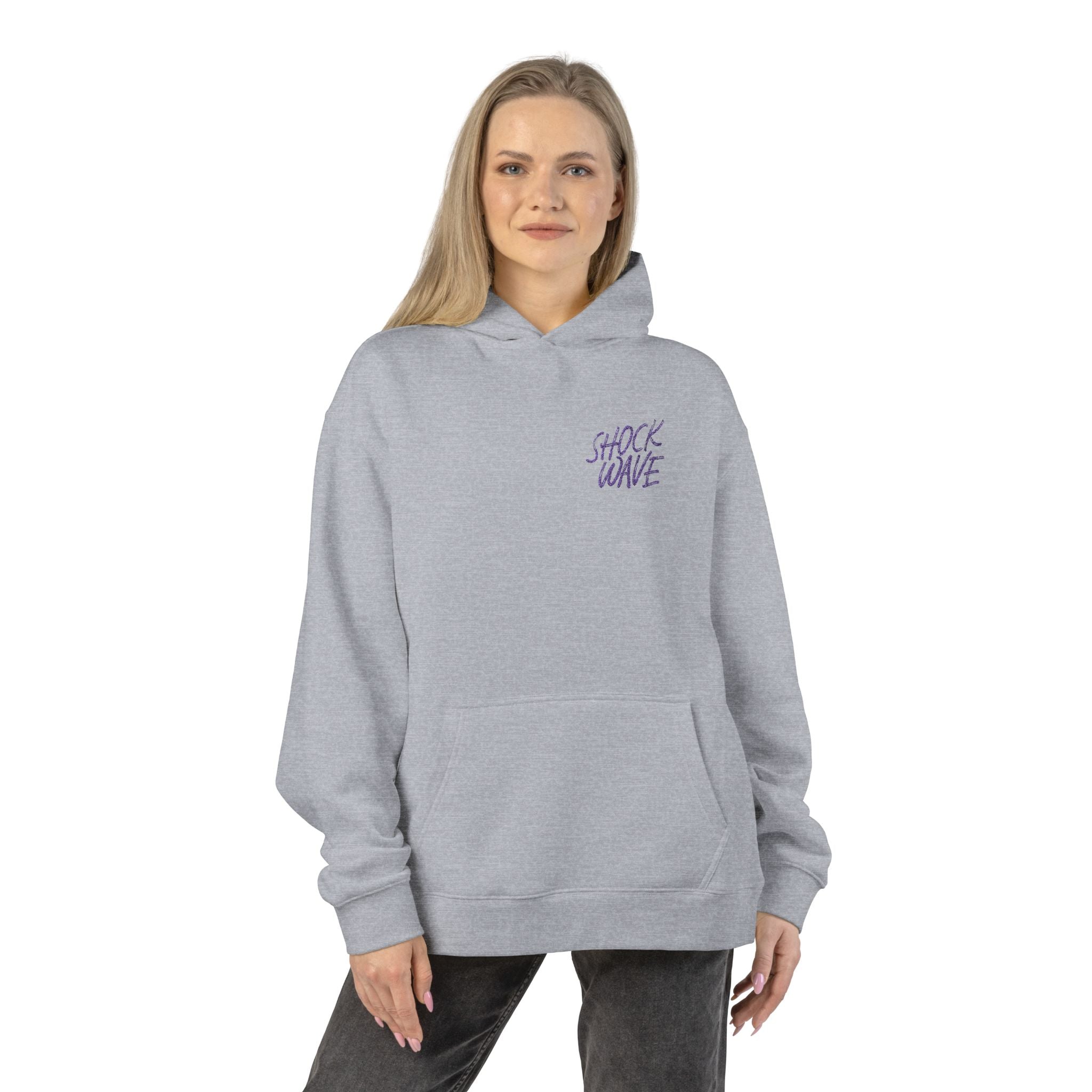AS Colour 5161 Unisex Relaxed Hoodie | Shock Wave Embroidery
