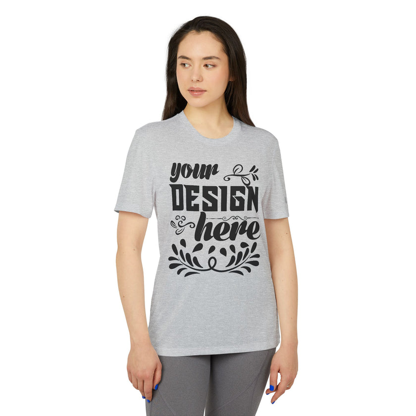 Customizable Adidas A376 Unisex Sport T-Shirt Regular Fit Performance