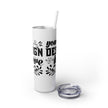 Customizable Maars 20oz Skinny Tumbler with Straw Stainless Steel