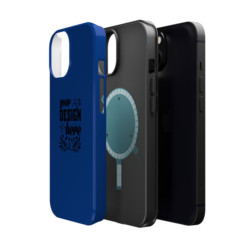 Customizable Magnetic Impact Resistant Phone Case Dual Layer Full Wrap