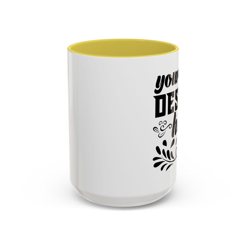 Customizable Glossy Ceramic Accent Mug 11oz and 15oz