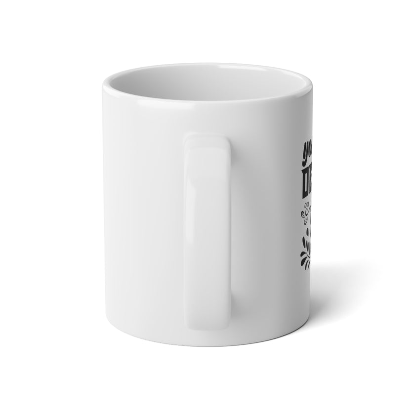 Customizable 20oz Jumbo Ceramic Mug with Glossy Finish Drinkware