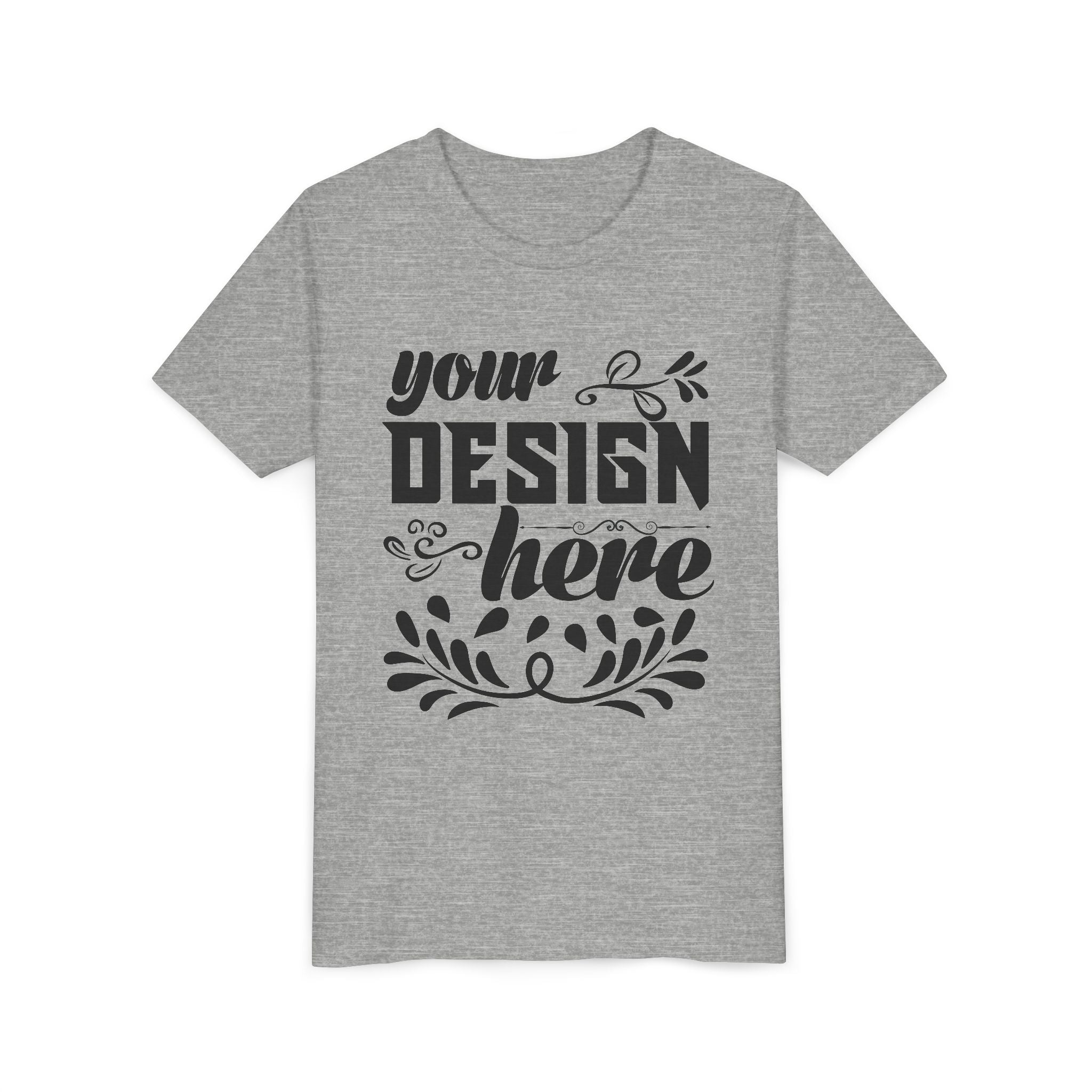 Customizable Bella+Canvas 3001Y Youth Short Sleeve T-Shirt Premium Fit