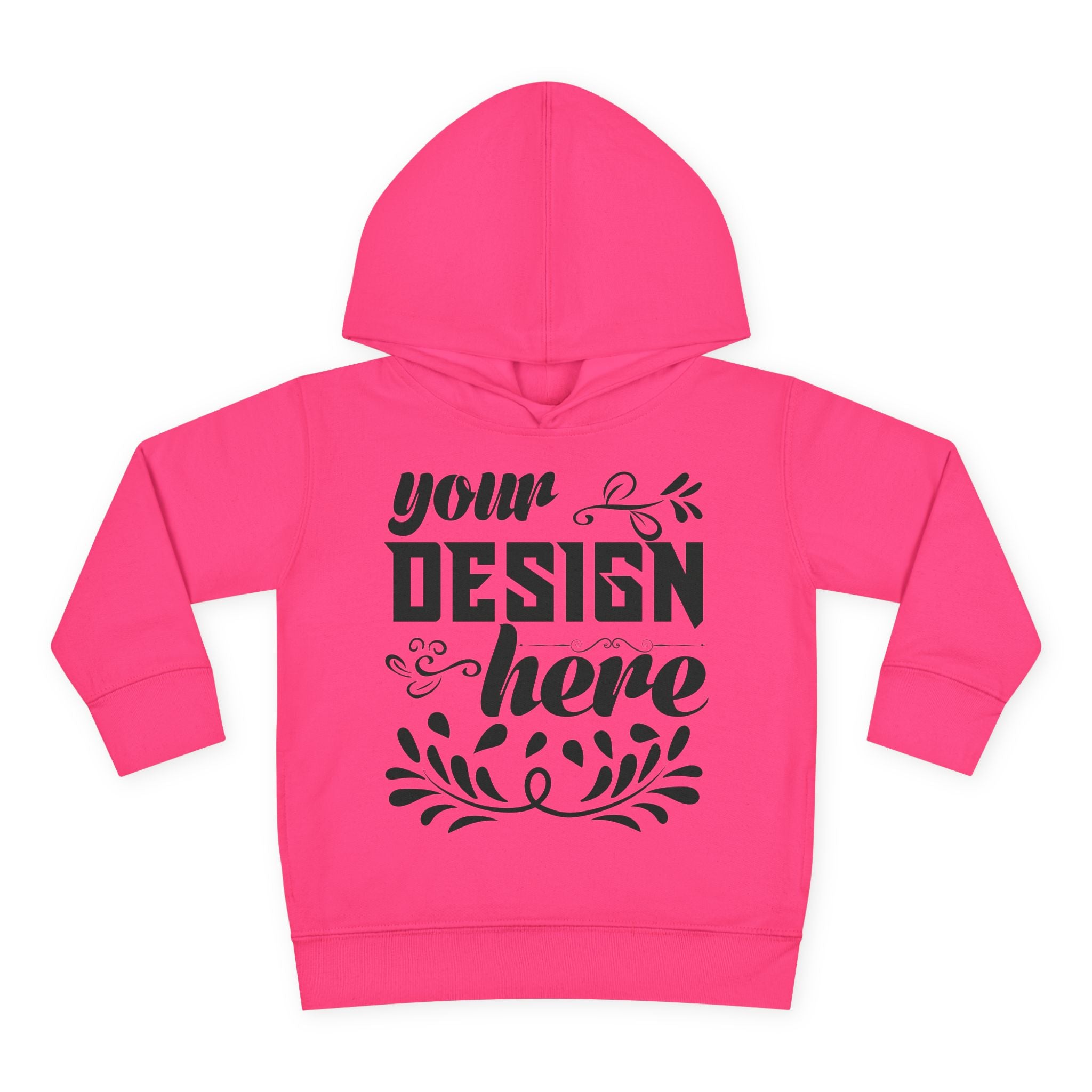 Customizable Rabbit Skins Toddler Pullover Fleece Hoodie DTG