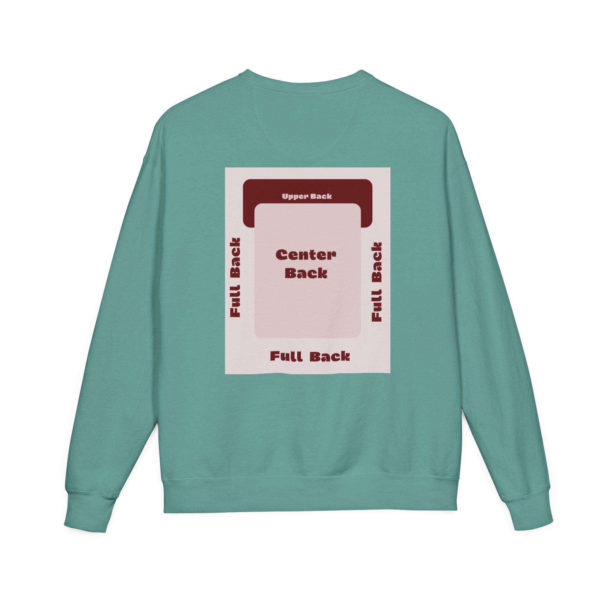 Customizable Hanes GDH400 Unisex Garment Dyed Crewneck Sweatshirt