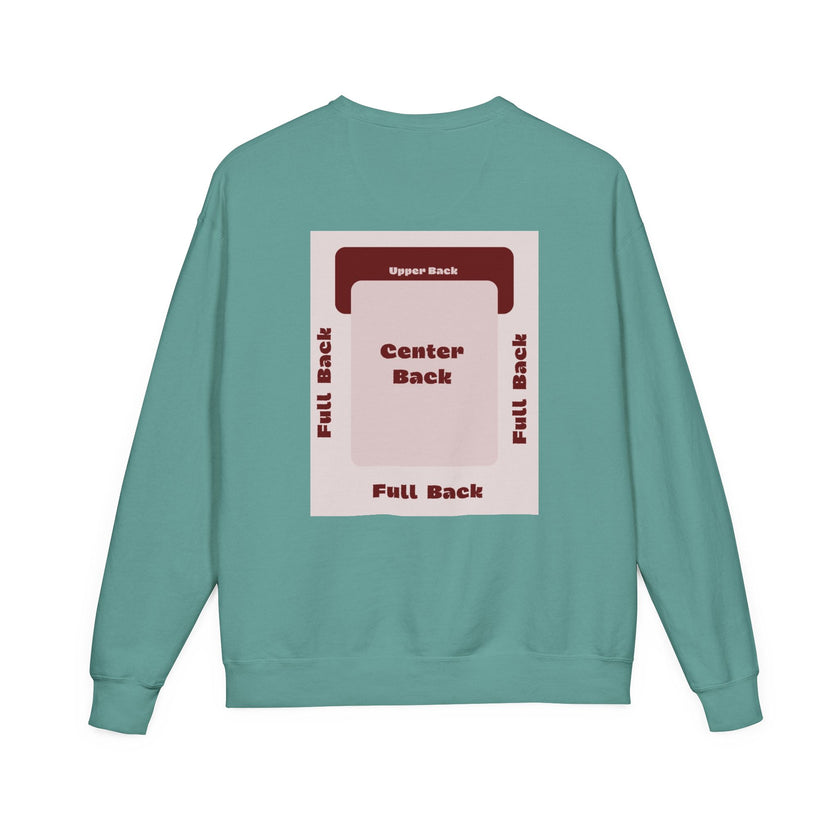 Customizable Hanes GDH400 Unisex Garment Dyed Crewneck Sweatshirt