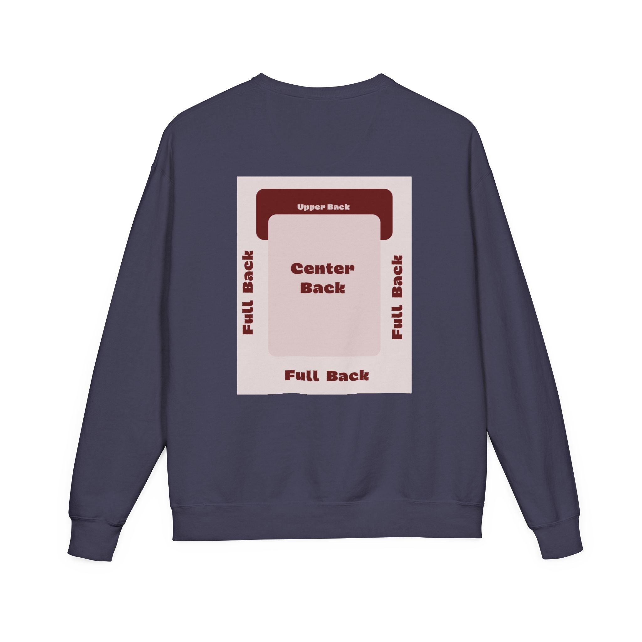 Customizable Hanes GDH400 Unisex Garment Dyed Crewneck Sweatshirt