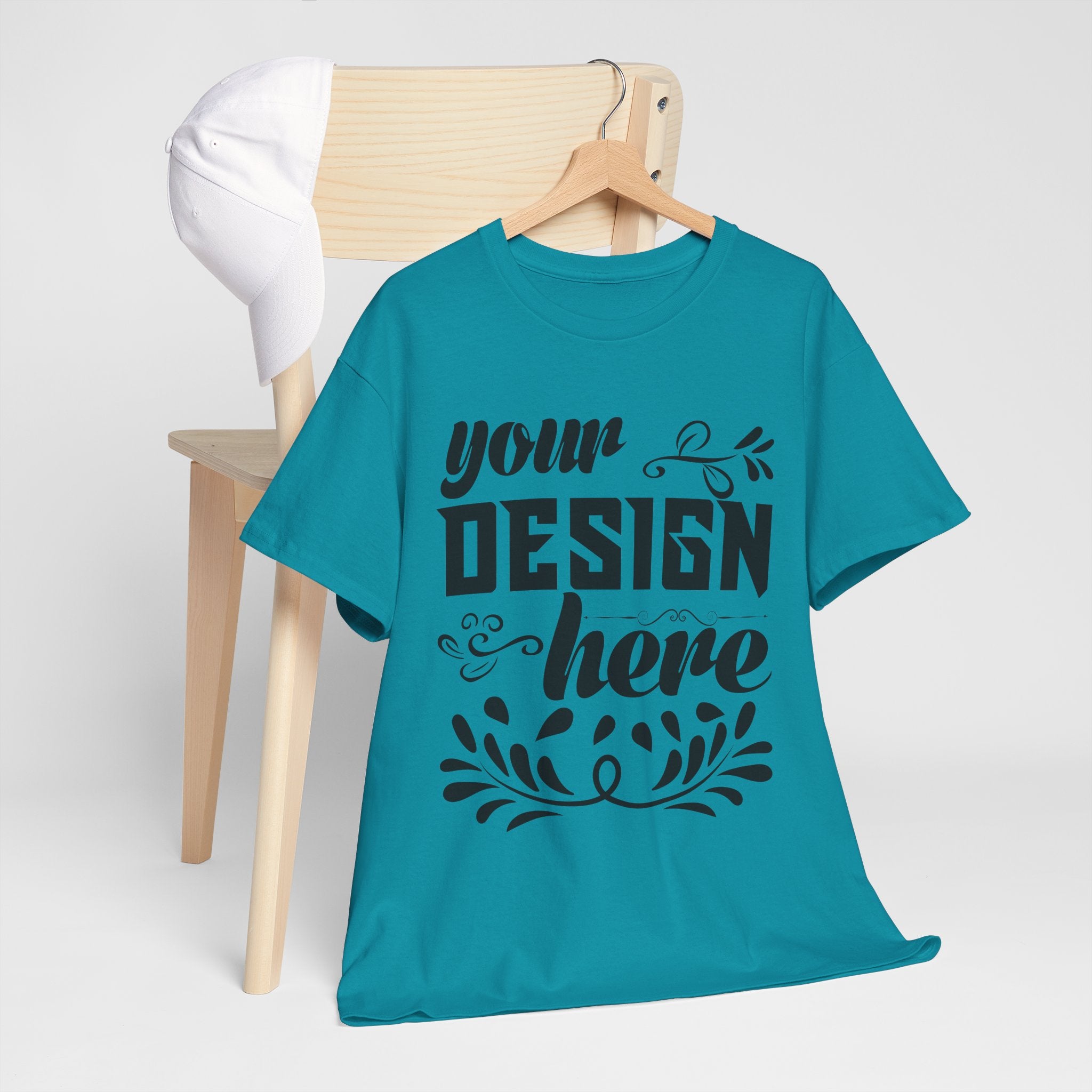 Customizable Gildan 5000 Unisex Heavy Cotton T-Shirt Classic Fit