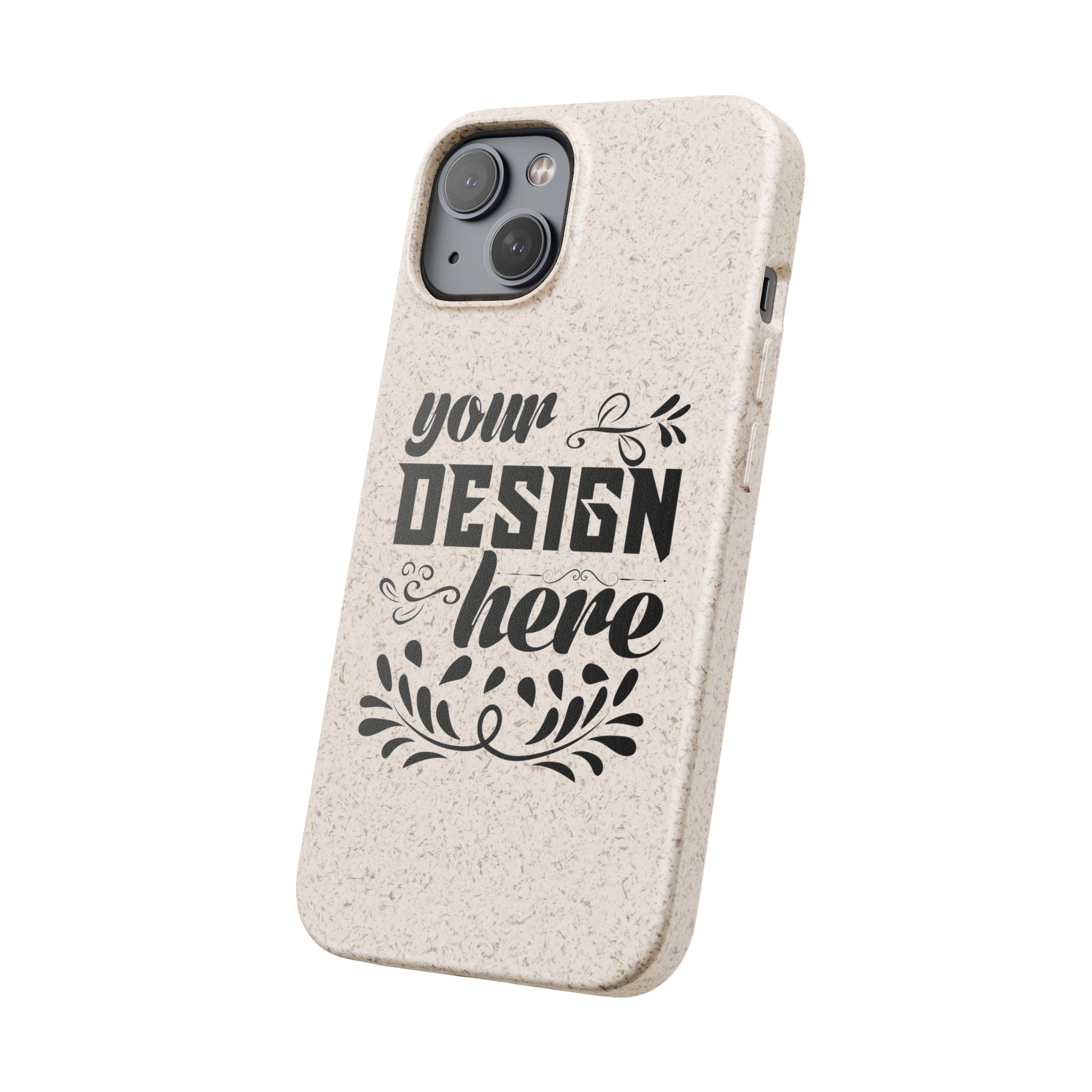 Customizable Biodegradable Phone Case Matte Finish Wireless Charging