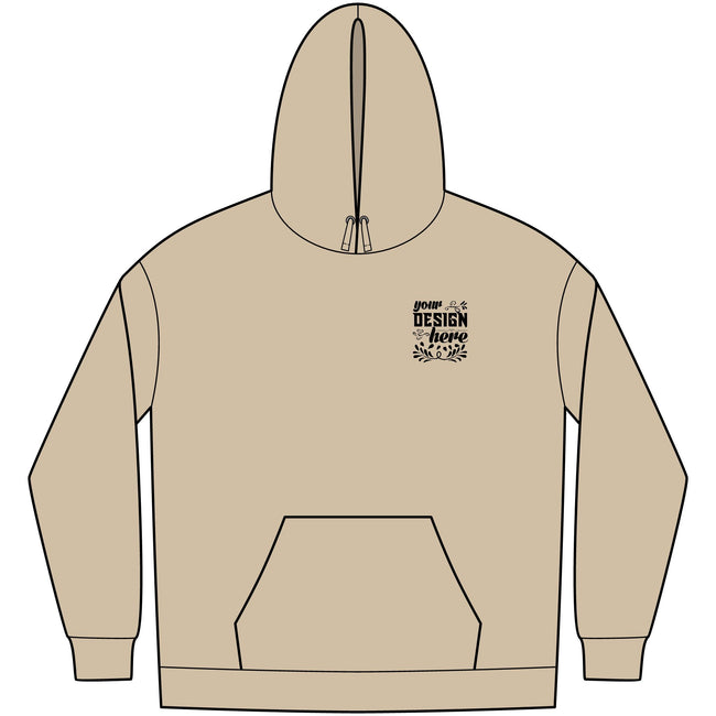 Customizable District DT6100 Mens VIT Fleece Hoodie
