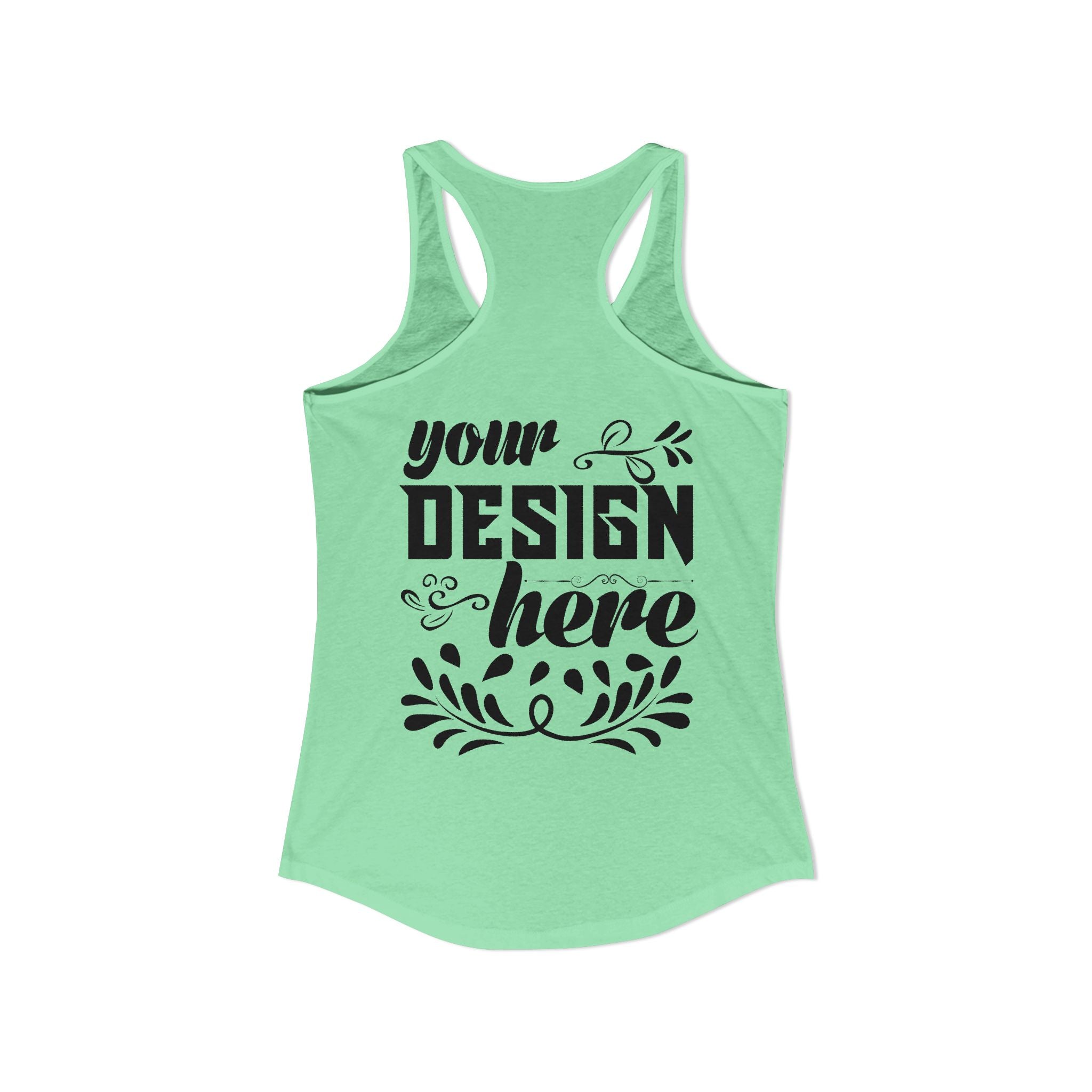 Customizable Next Level 1533 Womens Ideal Racerback Tank