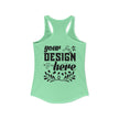 Customizable Next Level 1533 Womens Ideal Racerback Tank