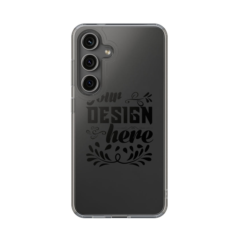 Customizable Clear Impact Resistant Phone Case With TPU Sides Wireless Ready