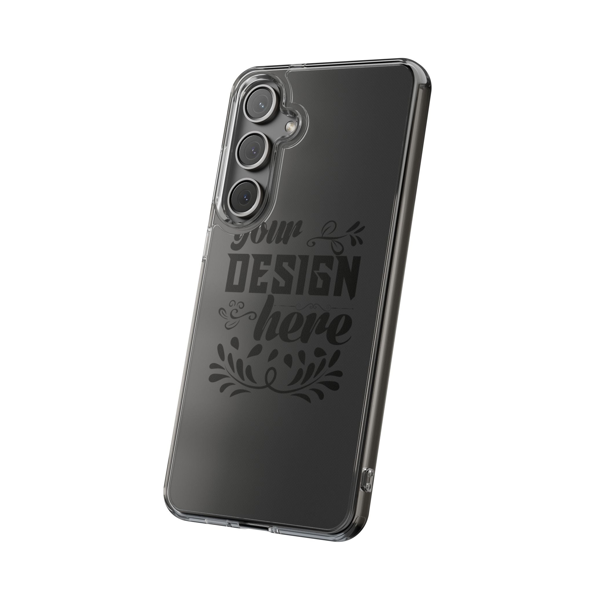 Customizable Clear Impact Resistant Phone Case With TPU Sides Wireless Ready