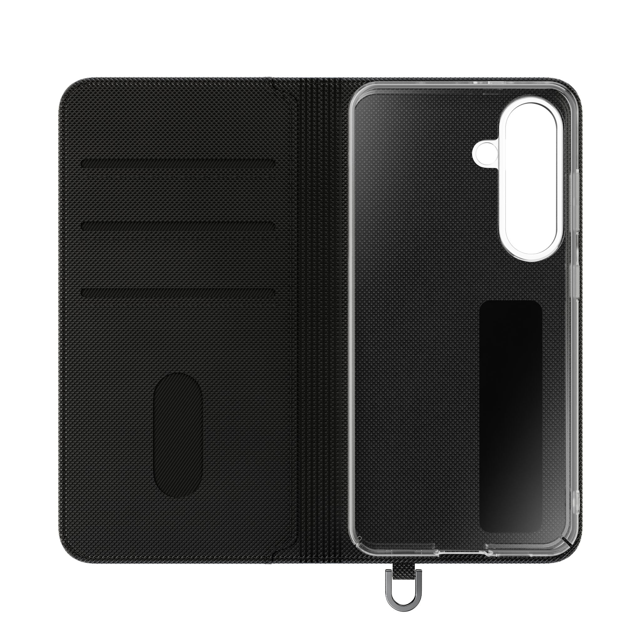Customizable Flip Folio Phone Case With Card Slots Stand And Elastic Strap