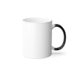 Customizable 11oz Color Morphing Ceramic Mug Black Exterior White Interior