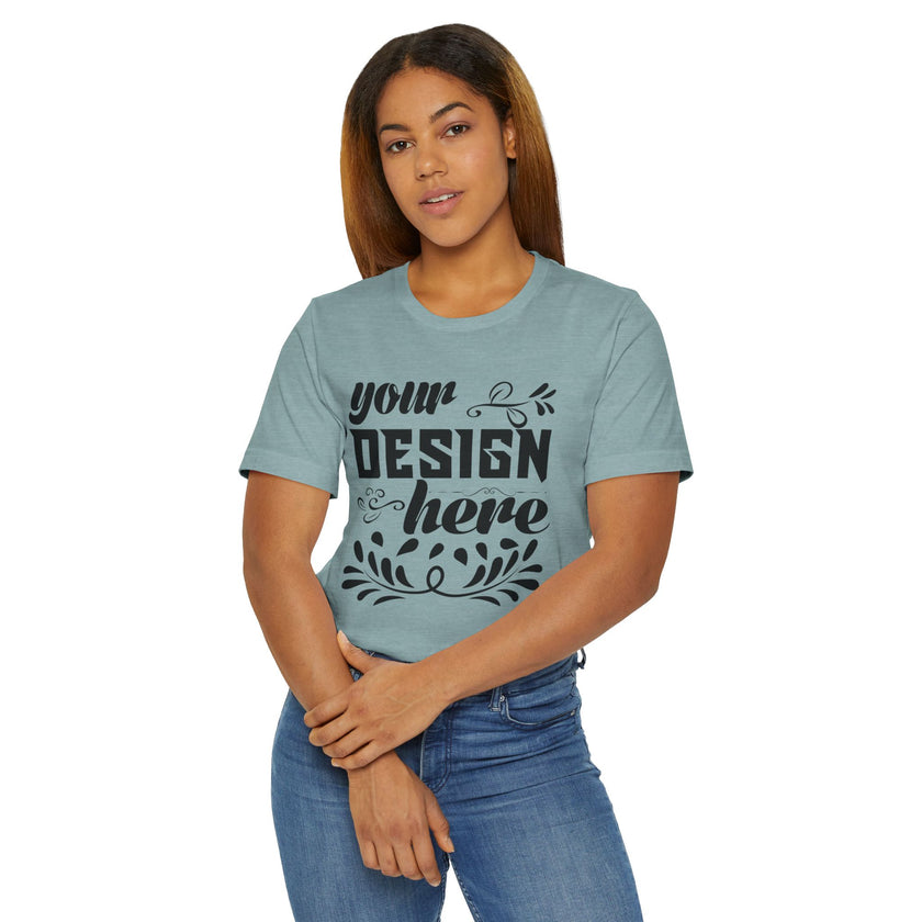 Customizable Prime Essentials Unisex Jersey T-Shirt Lightweight