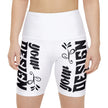 Customizable Womens Workout Shorts All Over Print Medium Heavy