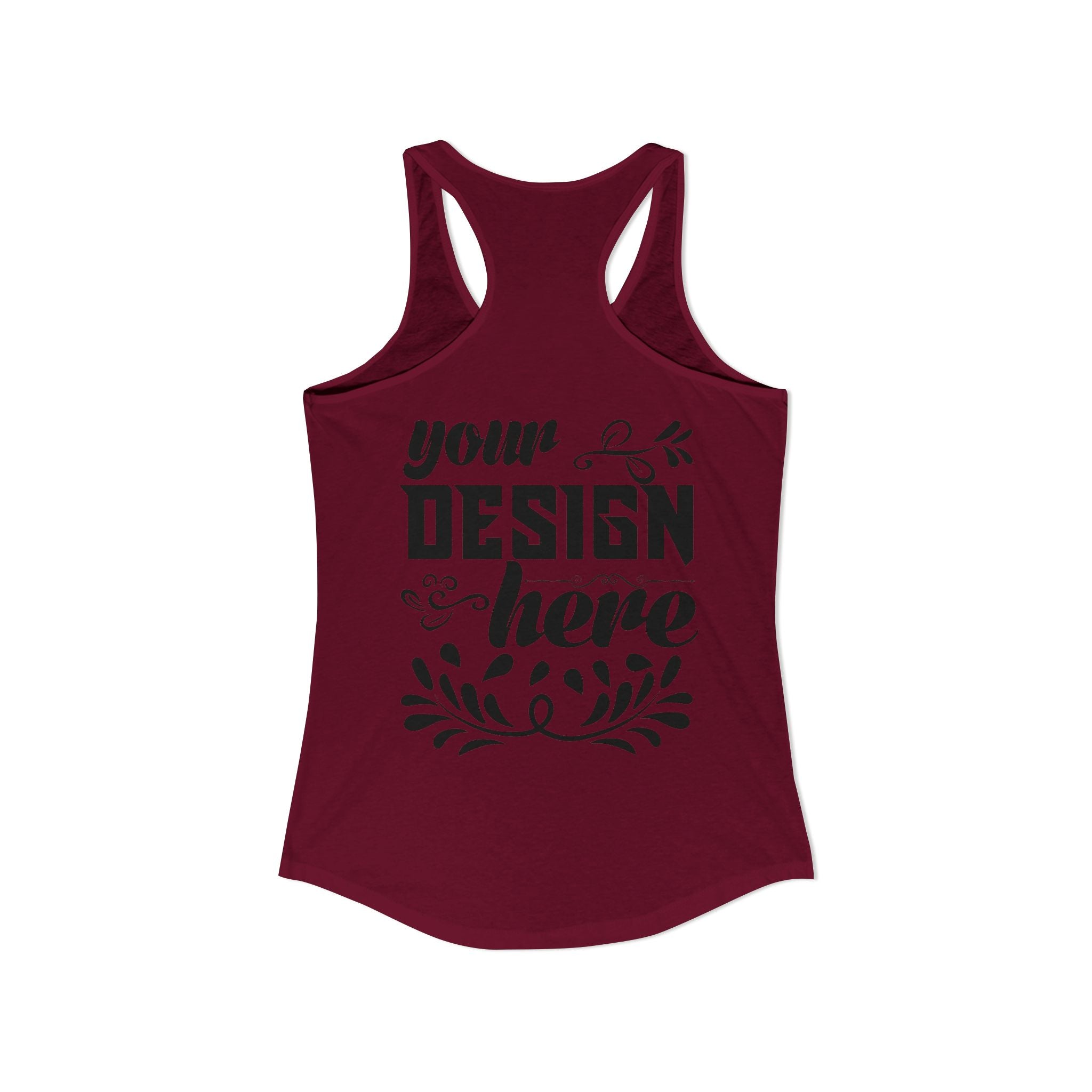 Customizable Next Level 1533 Womens Ideal Racerback Tank