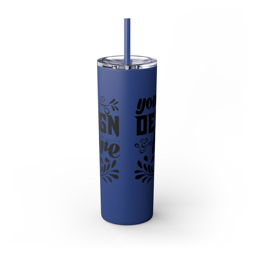 Customizable Maars 20oz Skinny Tumbler with Straw Stainless Steel