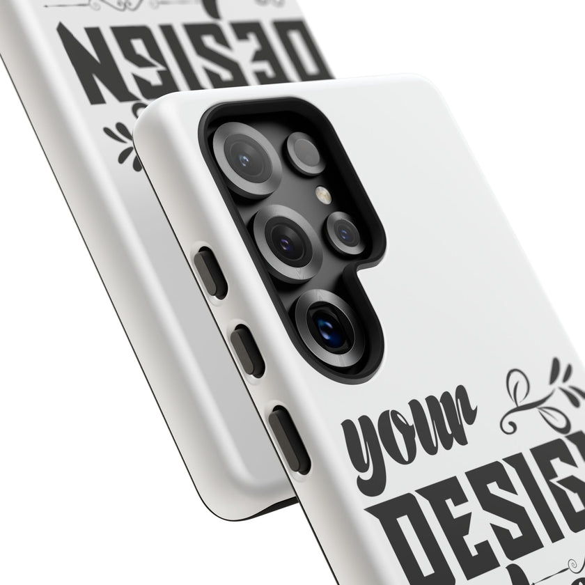 Customizable Tough Dual Layer Phone Case Polycarbonate TPU Liner Protective