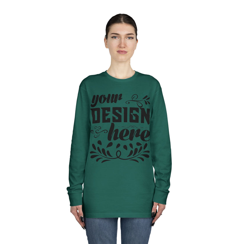 Customizable Lane Seven LS15009 Unisex Long Sleeve Crewneck Tee