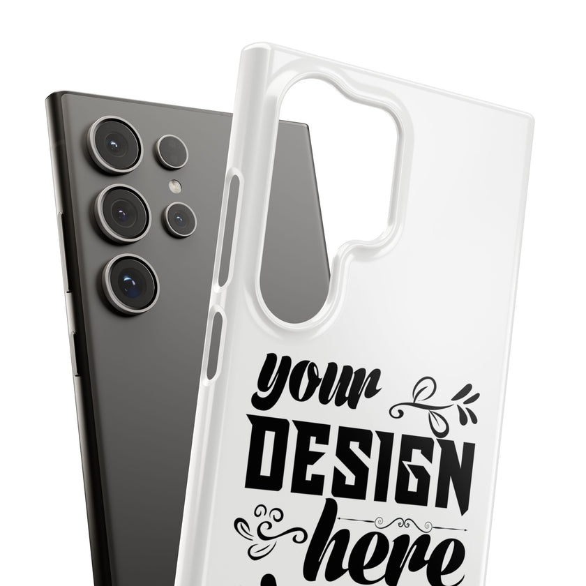 Customizable Snap Phone Case Slim Lightweight Polycarbonate Gloss Or Matte