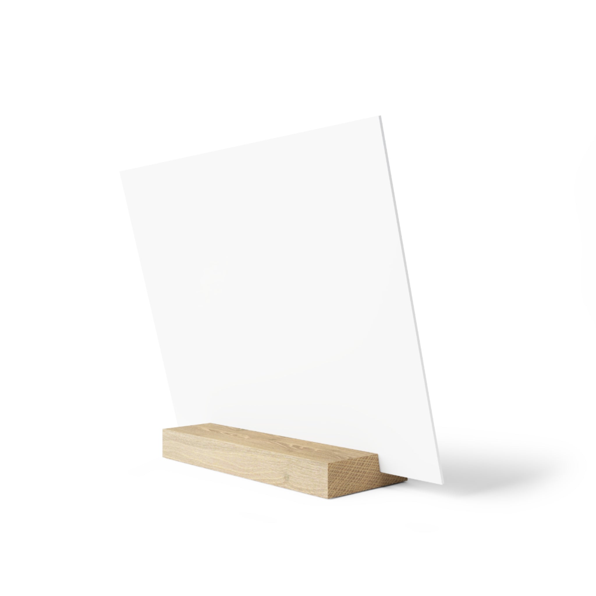 Customizable Gallery Board with Wooden Stand 1.8mm Giclée Print