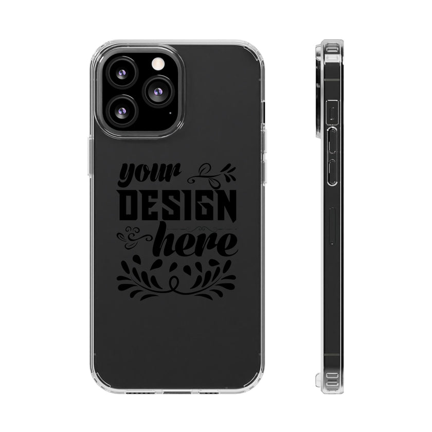 Customizable Clear Impact Resistant Phone Case With TPU Sides Wireless Ready