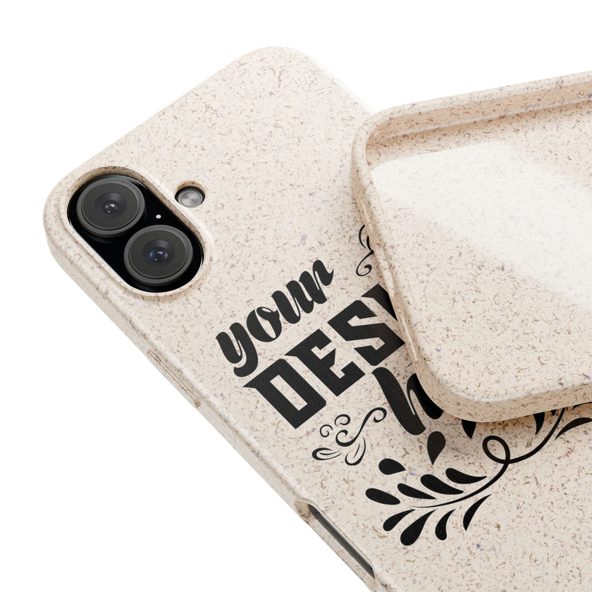 Customizable Biodegradable Phone Case Matte Finish Wireless Charging