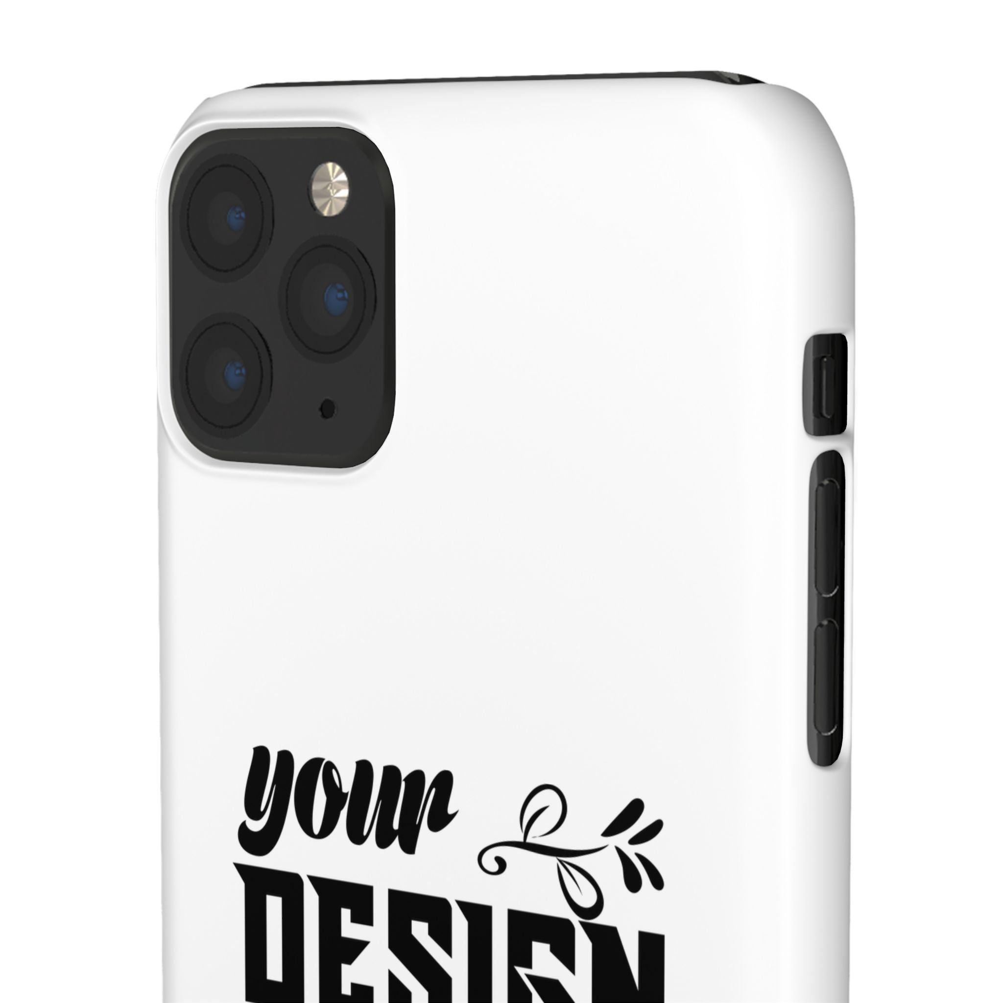 Customizable Snap Phone Case Slim Lightweight Polycarbonate Gloss Or Matte