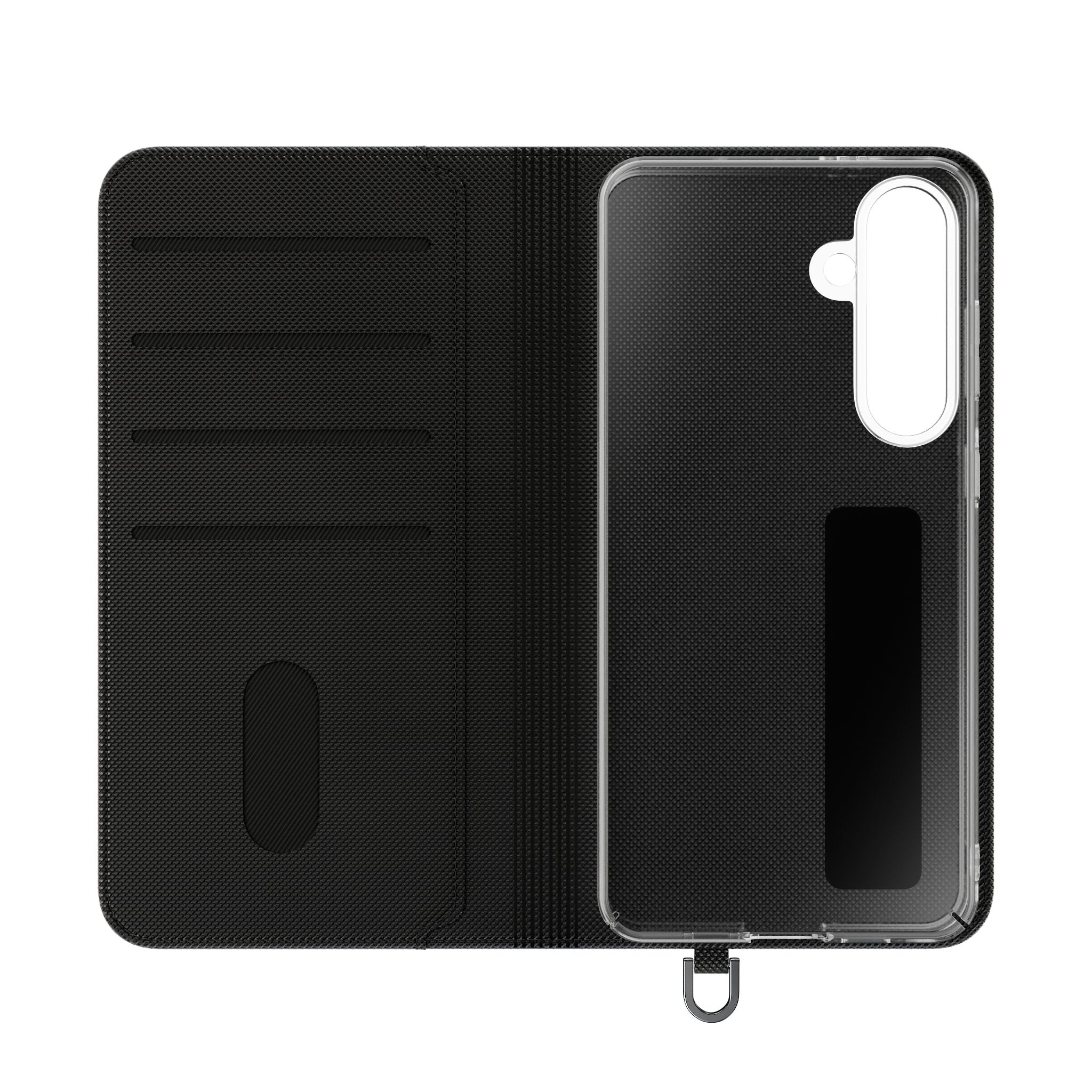 Customizable Flip Folio Phone Case With Card Slots Stand And Elastic Strap