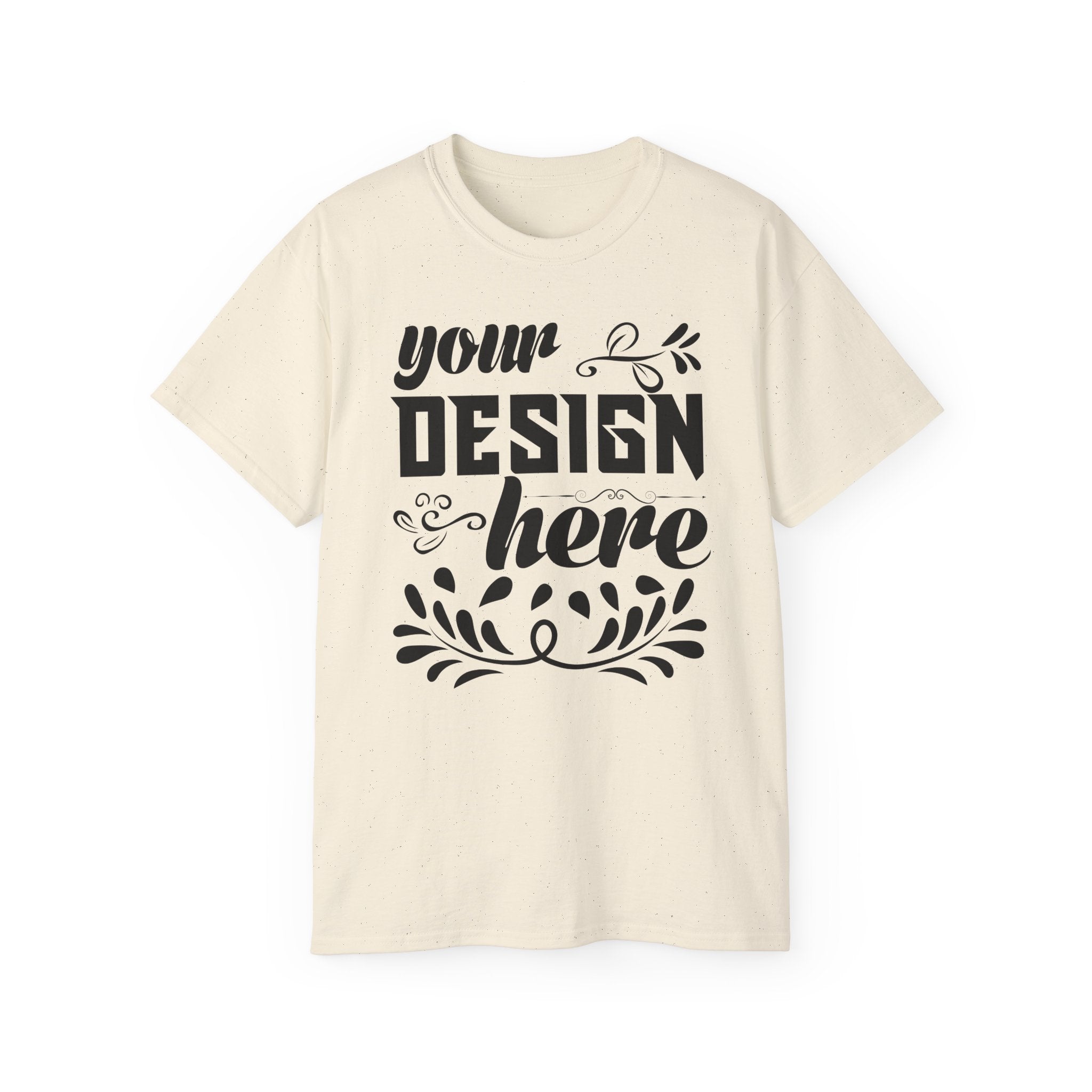 Customizable Gildan 2000 Unisex Ultra Cotton Crew Neck T-Shirt