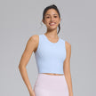 Nameria Seamless Fixed Cup Yoga Sports Bra