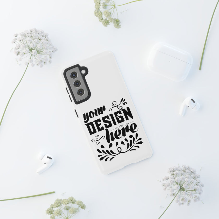 Customizable Tough Dual Layer Phone Case Polycarbonate TPU Liner Protective