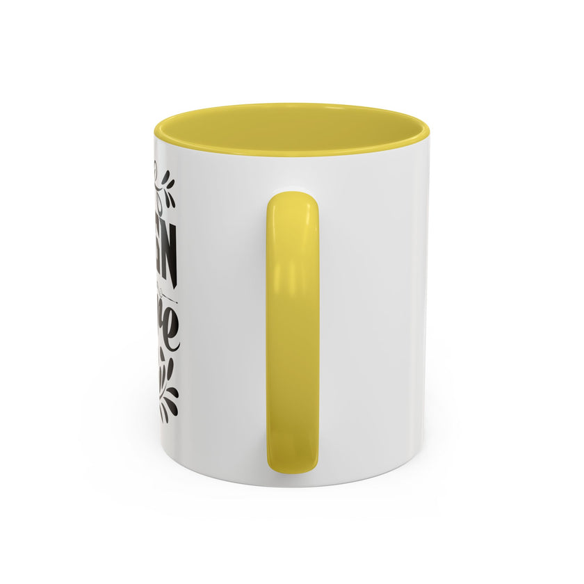 Customizable Glossy Ceramic Accent Mug 11oz and 15oz