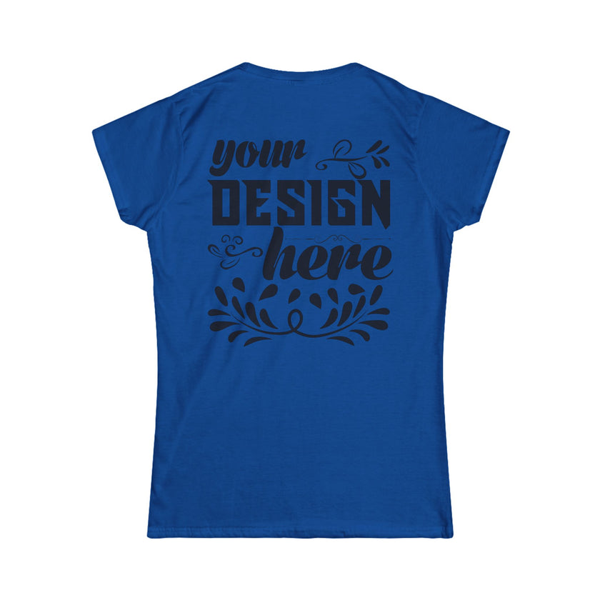 Customizable Gildan 64000L Womens Softstyle Short Sleeve T-Shirt