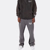 Nameria Men’s Splatter Ink Patchwork Flared Sweatpants