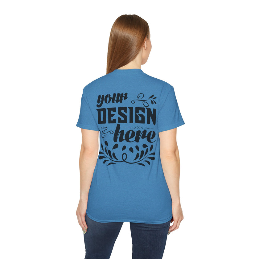 Customizable Gildan 2000 Unisex Ultra Cotton Crew Neck T-Shirt