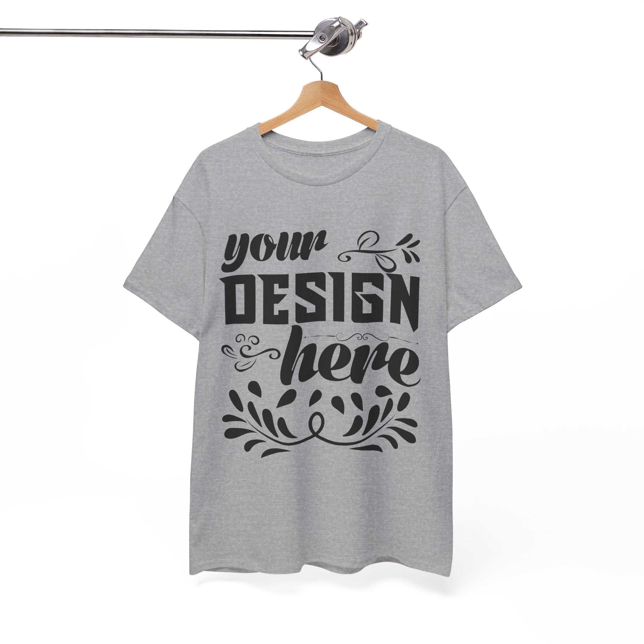 Customizable Gildan 5000 Unisex Heavy Cotton T-Shirt Classic Fit