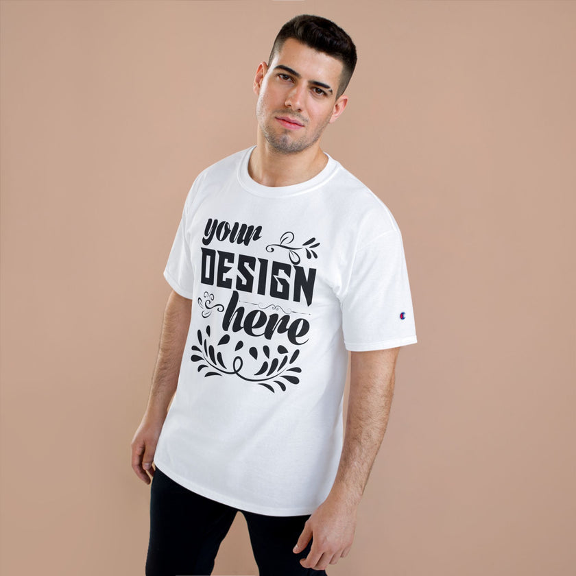 Customizable Champion T425 Unisex Cotton T-Shirt Classic Fit