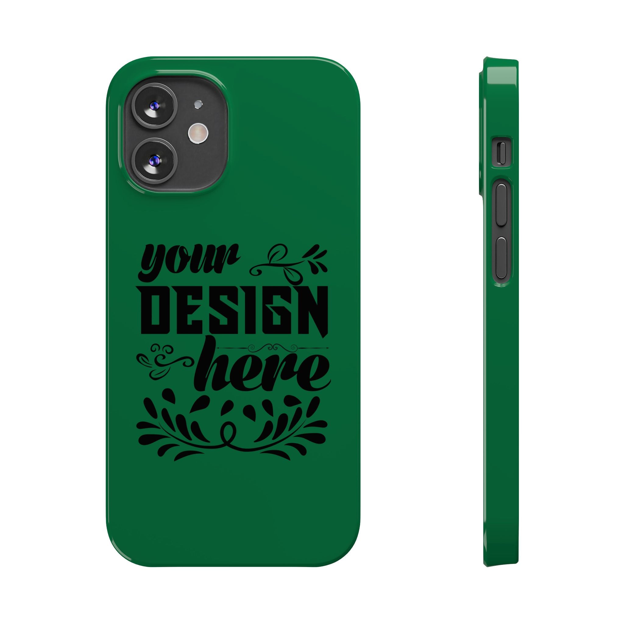 Customizable Slim Phone Case Super Slim Glossy Lexan Polycarbonate Plastic