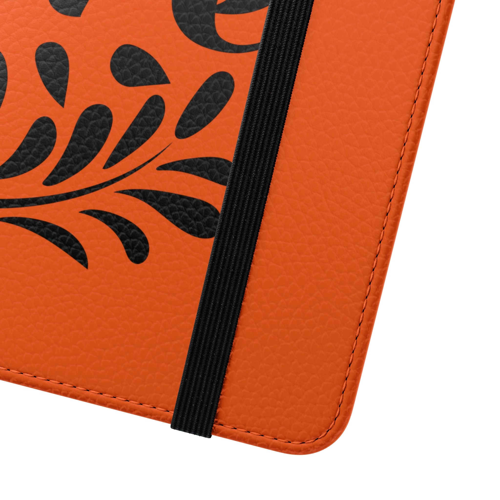 Customizable Flip Folio Phone Case With Card Slots Stand And Elastic Strap