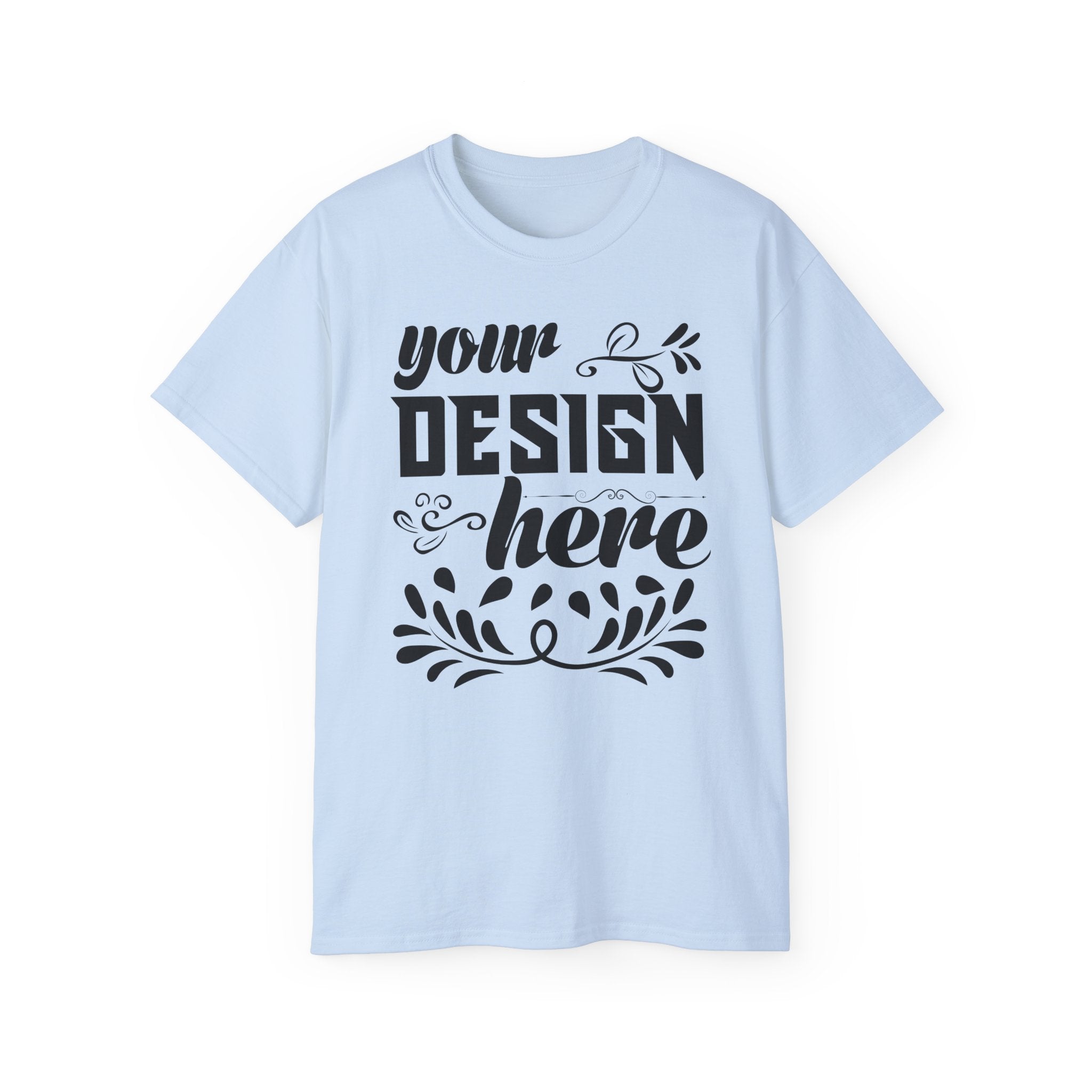 Customizable Gildan 2000 Unisex Ultra Cotton Crew Neck T-Shirt