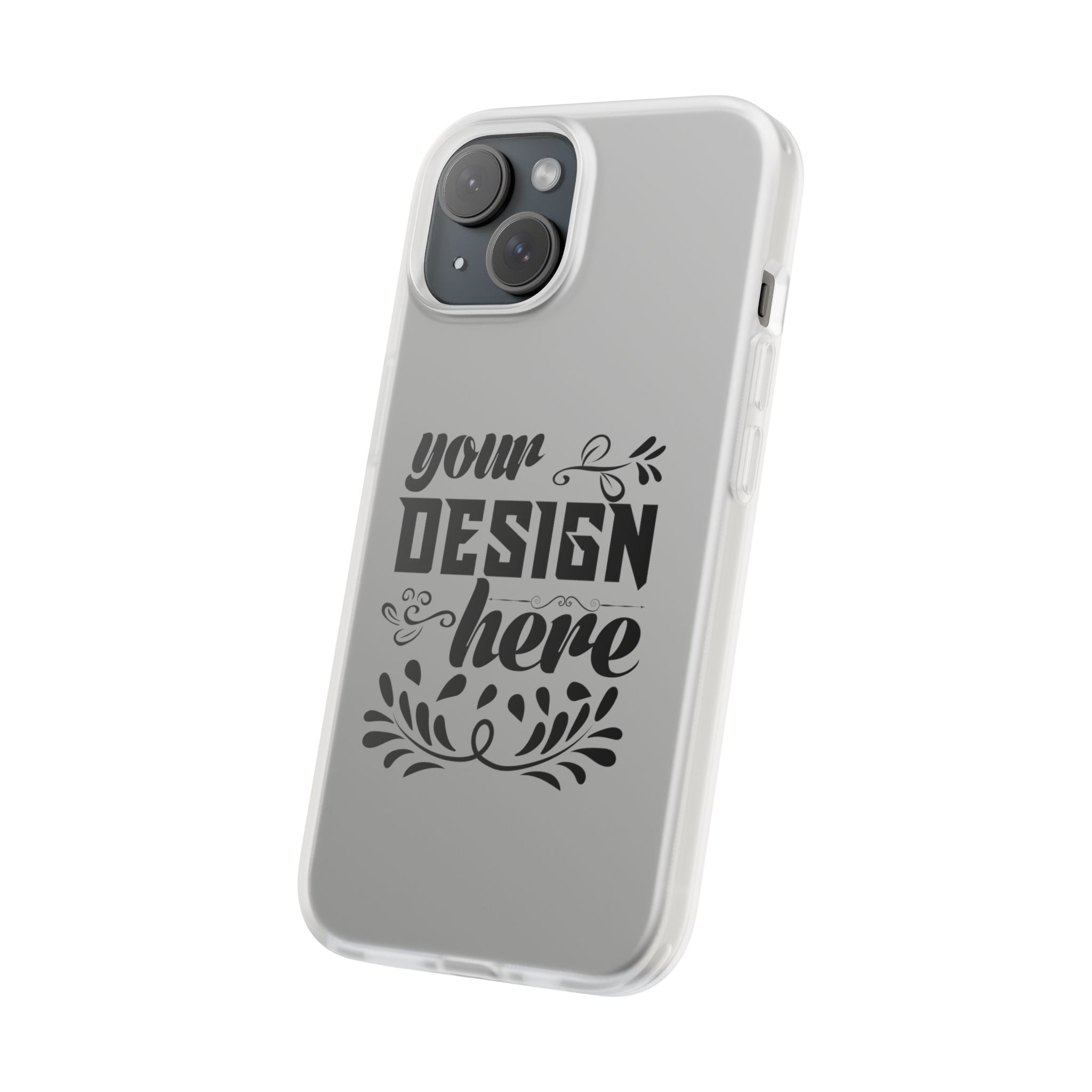 Customizable Flexi TPU Phone Case Slim Matte Protective Cover