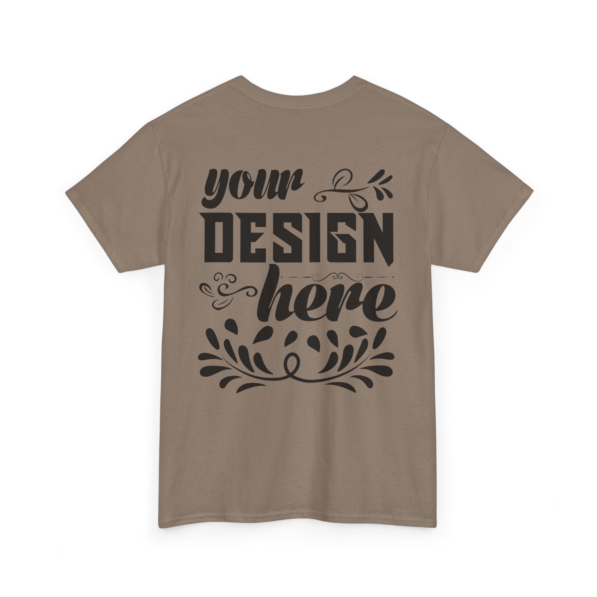 Customizable Gildan 5000 Unisex Heavy Cotton T-Shirt Classic Fit