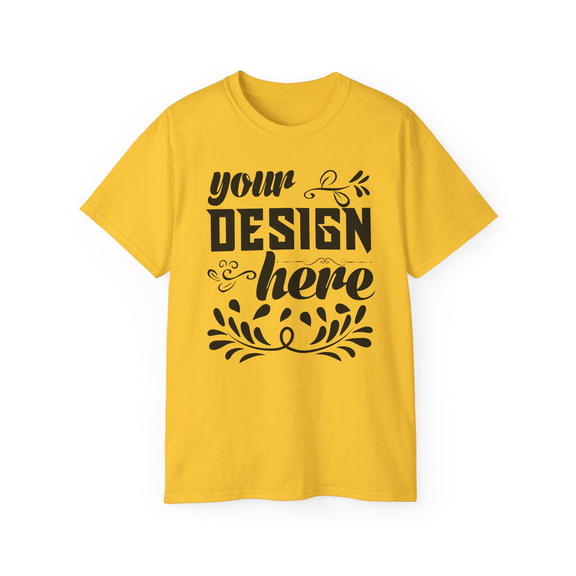 Customizable Gildan 2000 Unisex Ultra Cotton Crew Neck T-Shirt