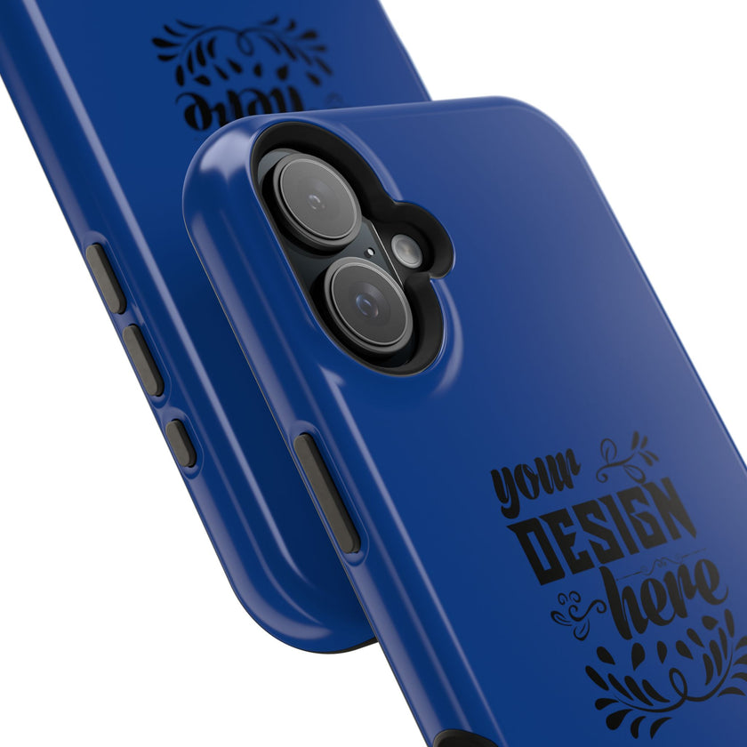 Customizable Magnetic Impact Resistant Phone Case Dual Layer Full Wrap