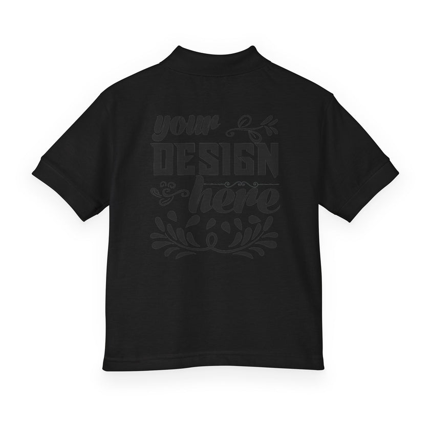 Customizable Gildan 8800B Youth DryBlend Jersey Polo Shirt