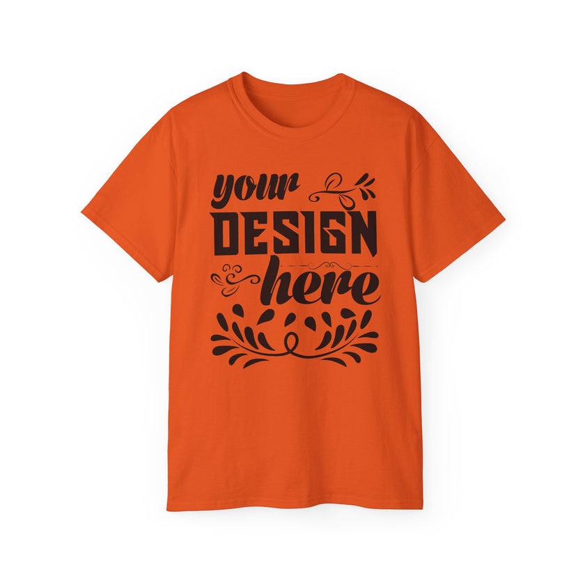 Customizable Gildan 2000 Unisex Ultra Cotton Crew Neck T-Shirt